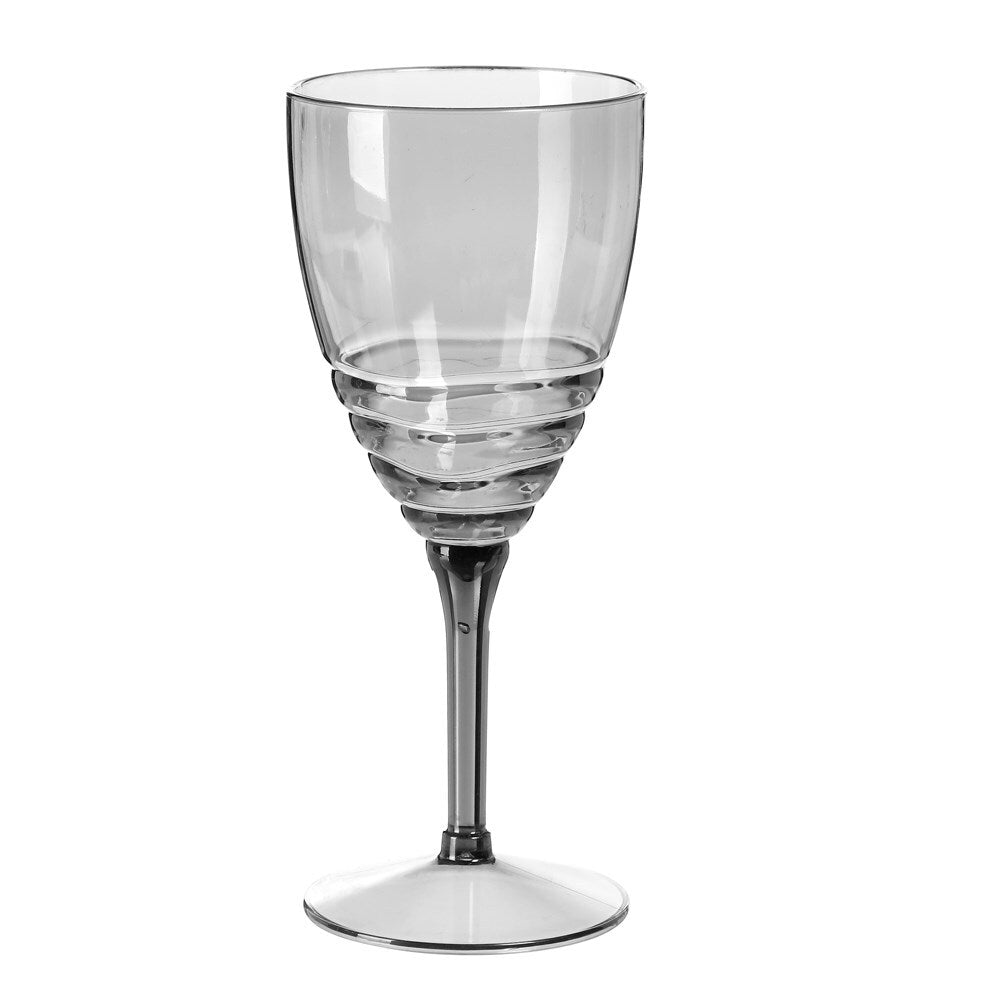Wave Deco Wine Goblet 400Ml 3 Asstd