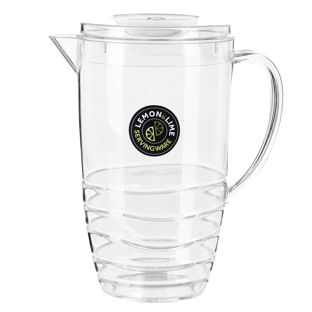 Lemon & Lime Wave Deco Pitcher 2.5L Assorted