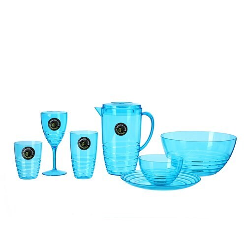 Lemon & Lime Wave Deco Pitcher 2.5L Assorted
