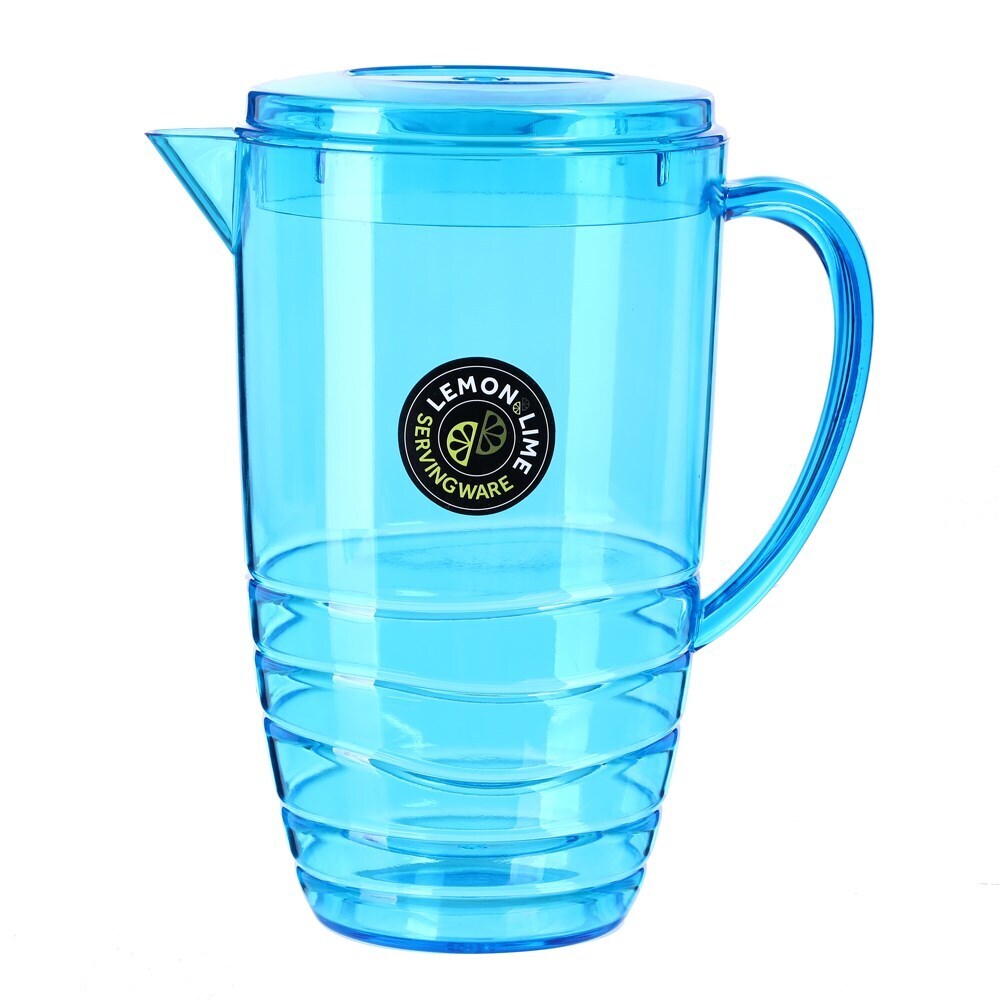 Lemon & Lime Wave Deco Pitcher 2.5L Assorted