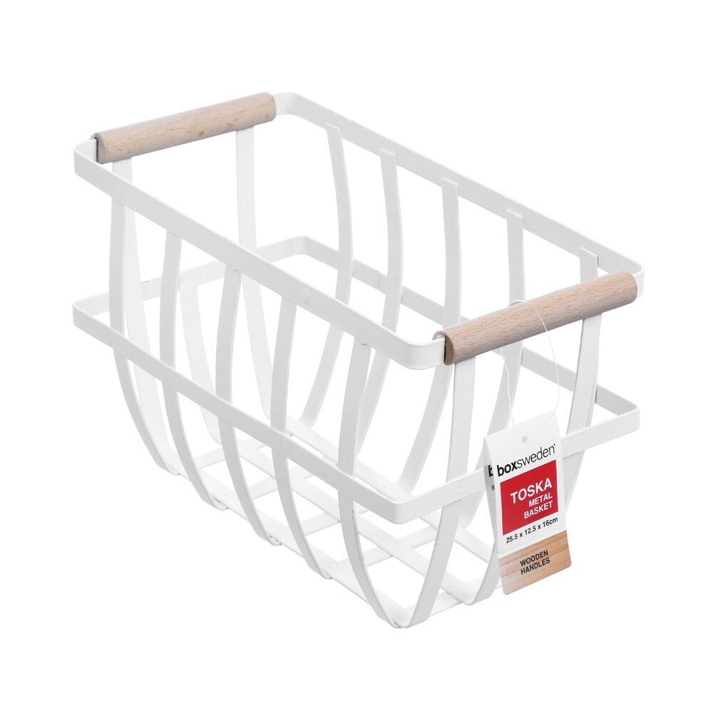 Boxsweden Toska Metal Basket 25.5X12.5X16cm Assorted