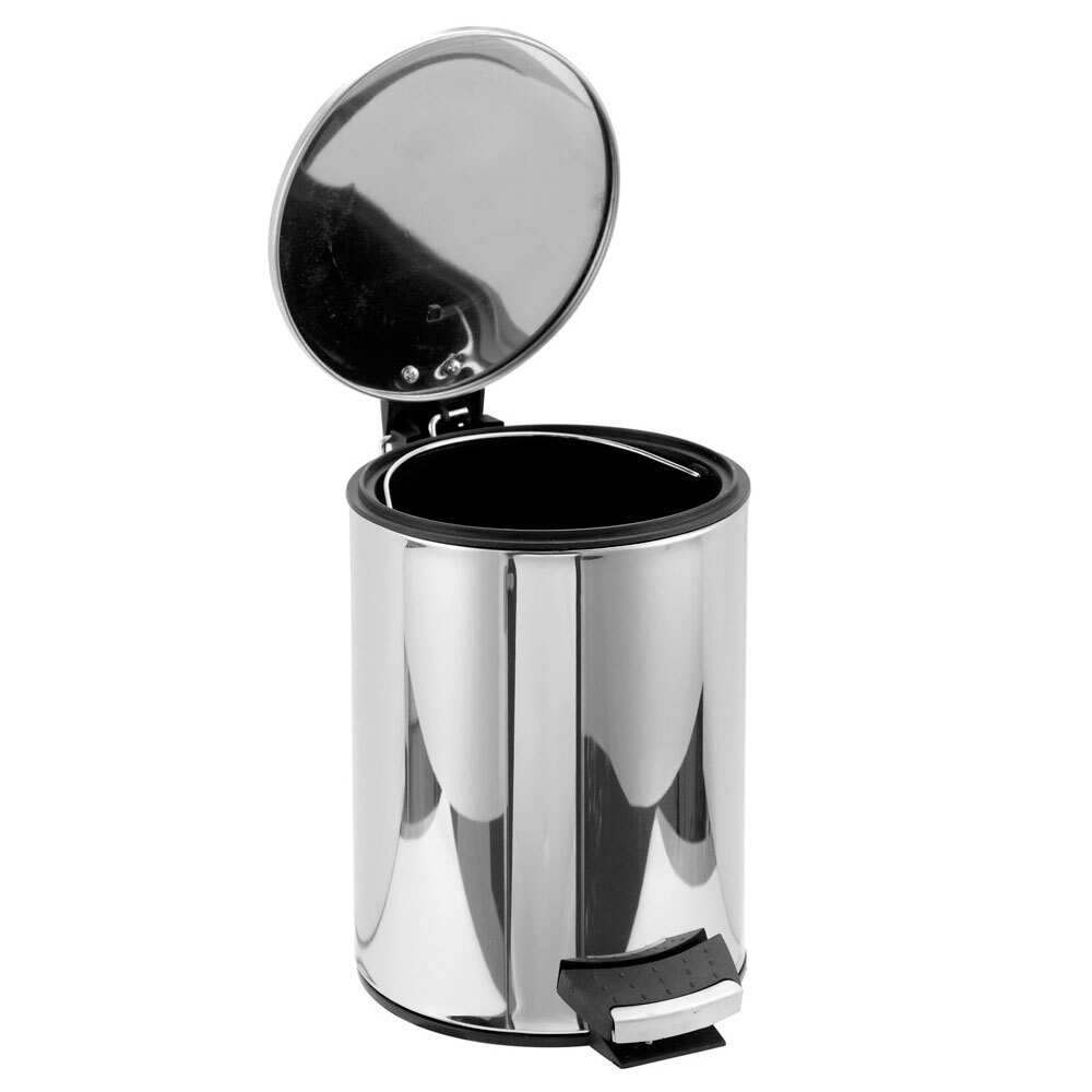 Boxsweden 3L Pedal Bin - Stainless Steel