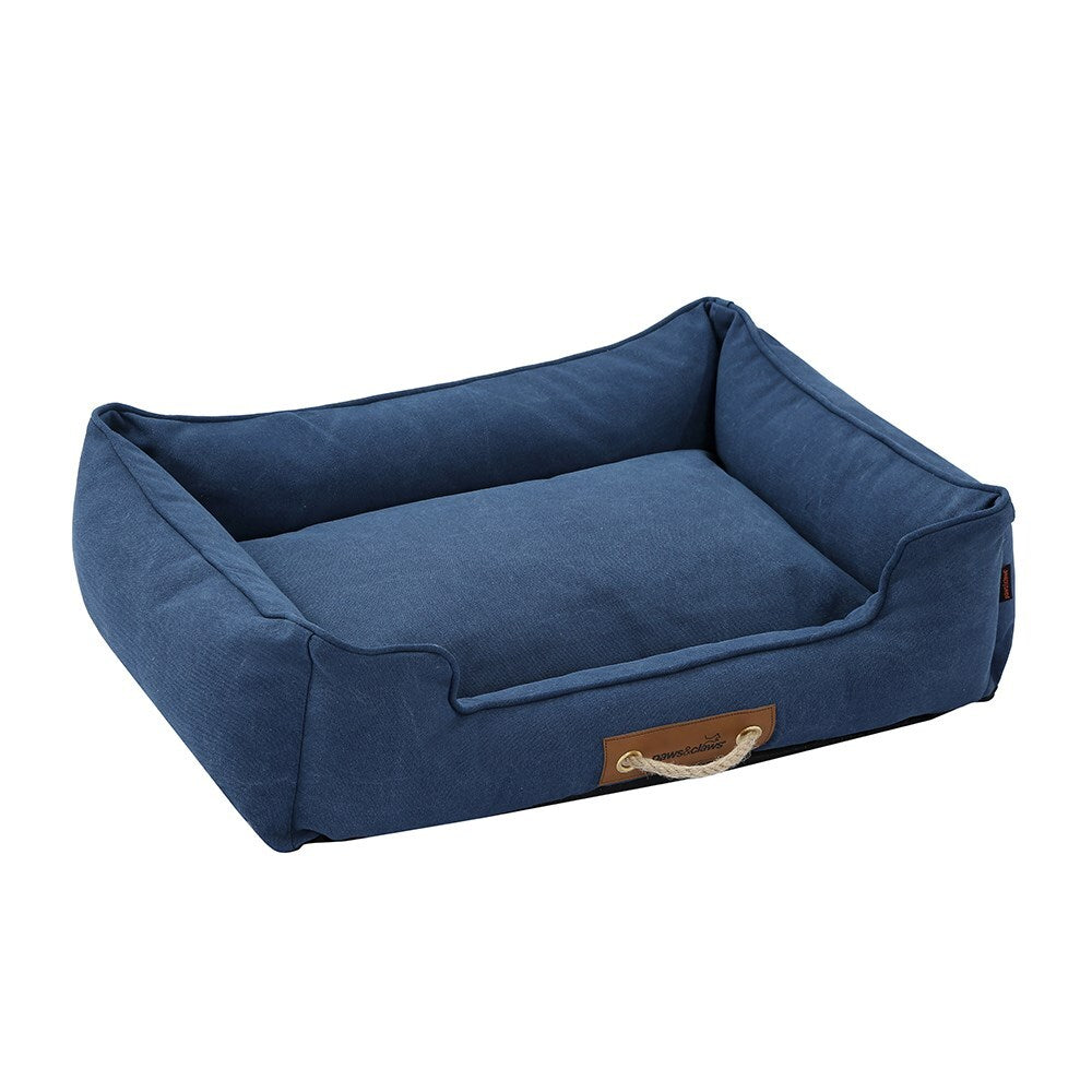 Paws & Claws Lighthouse Large Walled Canvas Bed - Navy