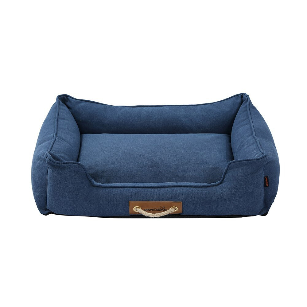 Paws & Claws Lighthouse Large Walled Canvas Bed - Navy