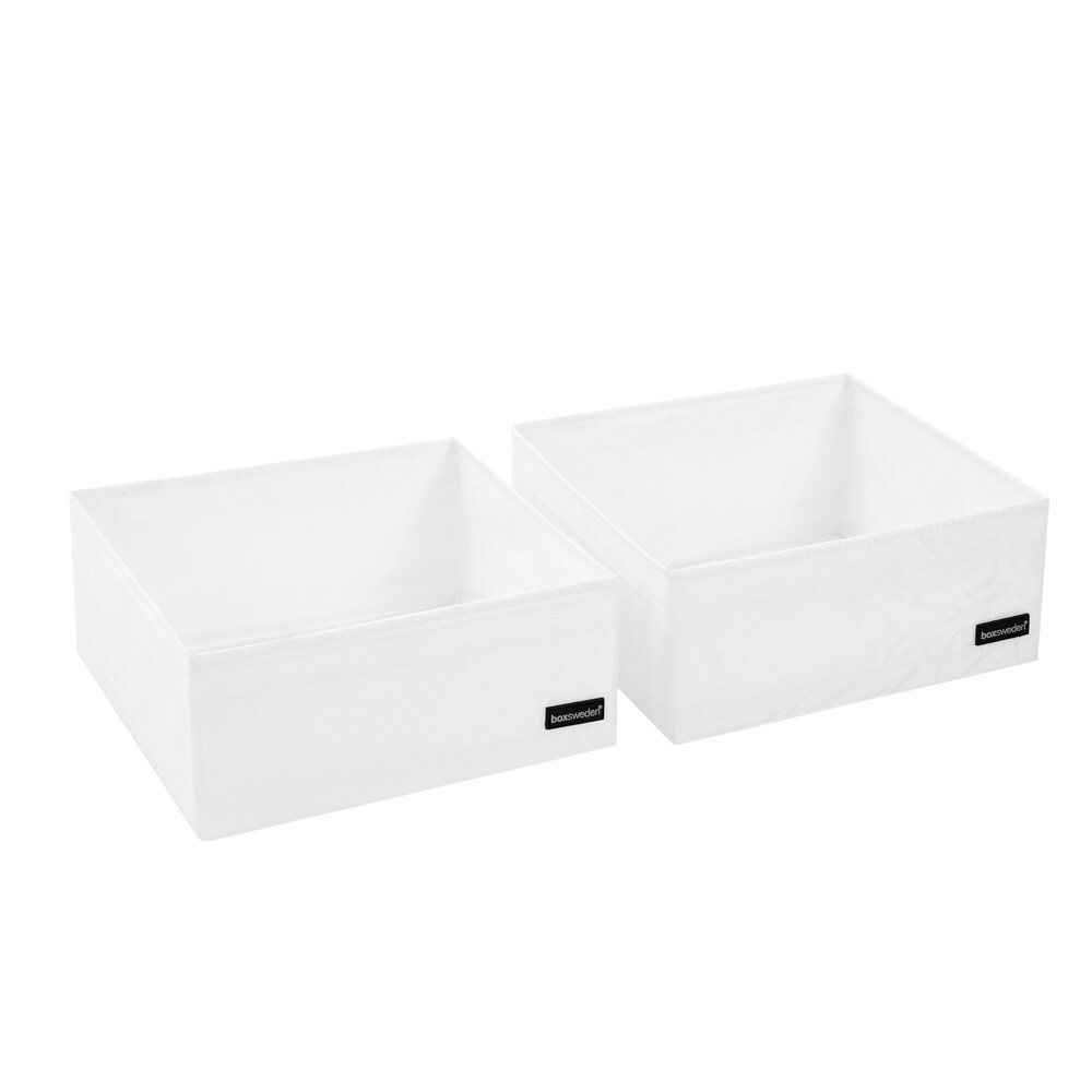 2PK Boxsweden Kloset Storage Cube Square 28X28X13cm White
