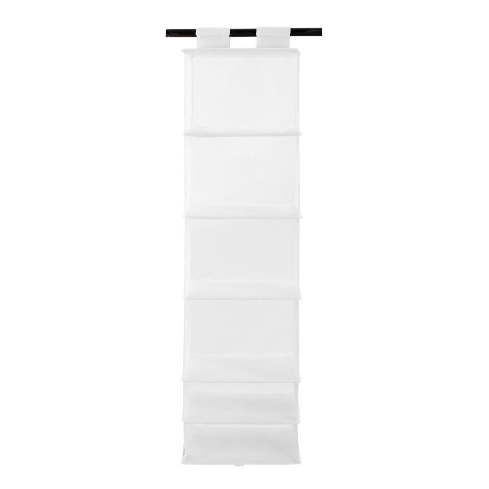 Kloset by Boxsweden 6 Section Hanging Wardrobe Organiser - Large