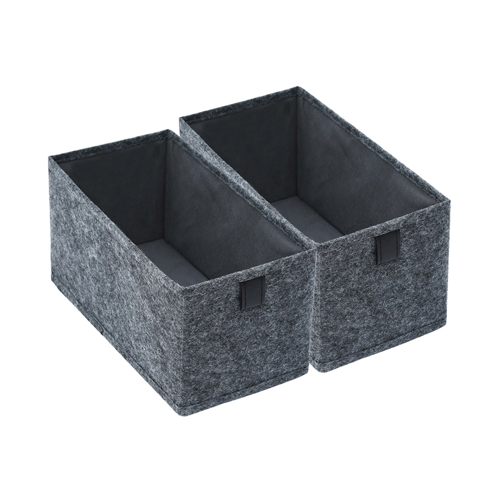 2PK Boxsweden 28cm Rectangle Felt Storage Cube