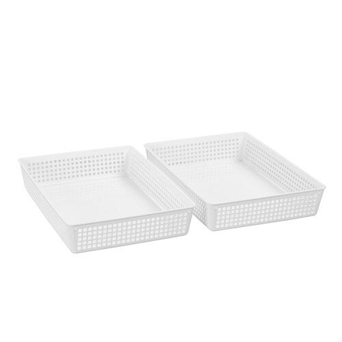 2PK Boxsweden Essentials Tray Lge 33X24X6cm Assorted