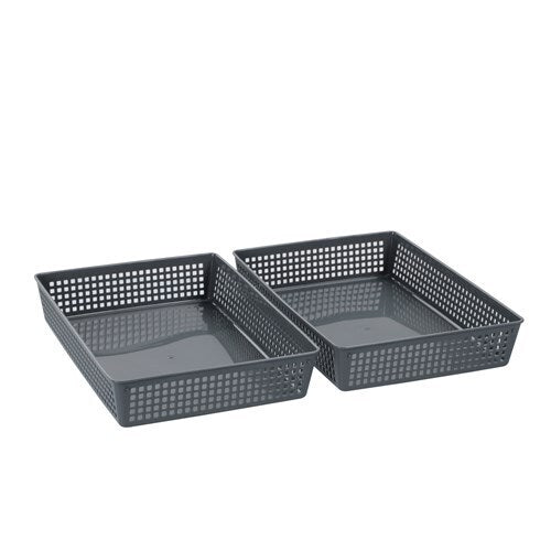 2PK Boxsweden Essentials Tray Lge 33X24X6cm Assorted