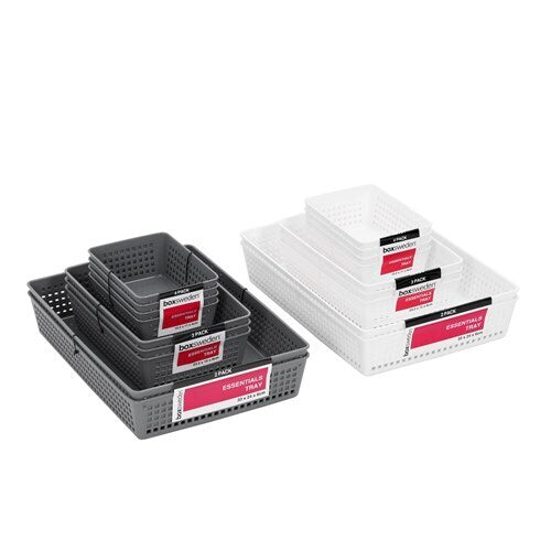 2PK Boxsweden Essentials Tray Lge 33X24X6cm Assorted