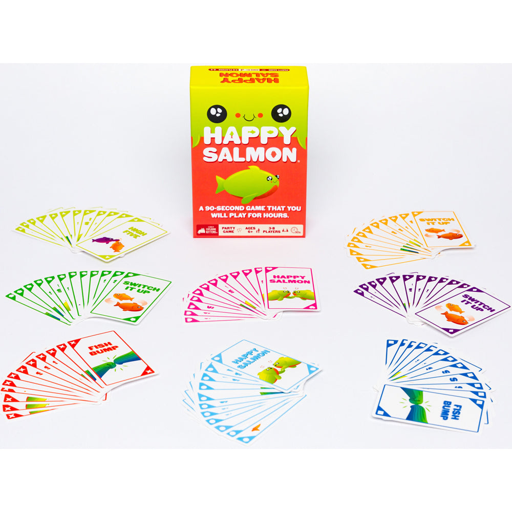 Exploding Kittens Happy Salmon Kids/Children Card Game 6+