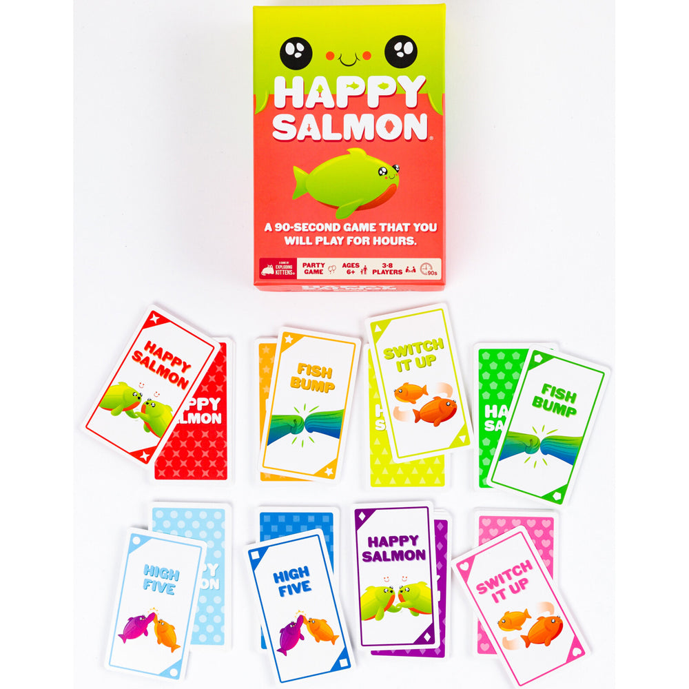 Exploding Kittens Happy Salmon Kids/Children Card Game 6+