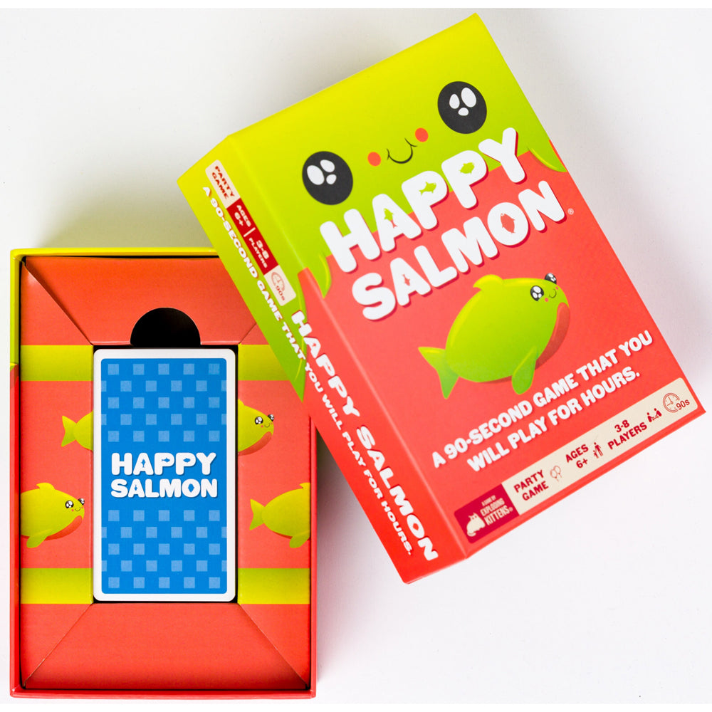 Exploding Kittens Happy Salmon Kids/Children Card Game 6+