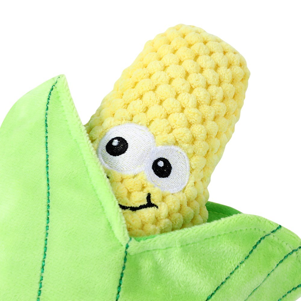Paws & Claws 26cm Veggie Plush Corn Cob - Green