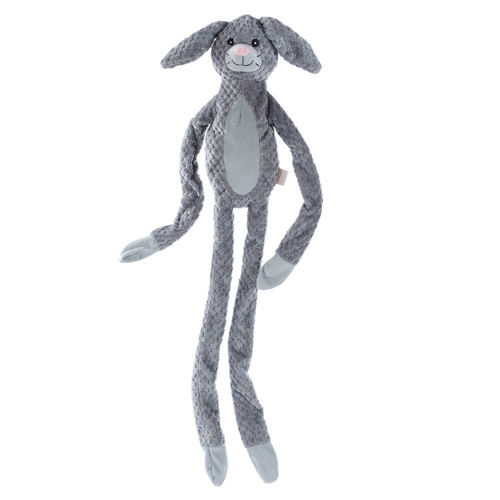 Paws & Claws 100x20cm Super Long Plush Rabbit Dog Toy w/ Rope Inner