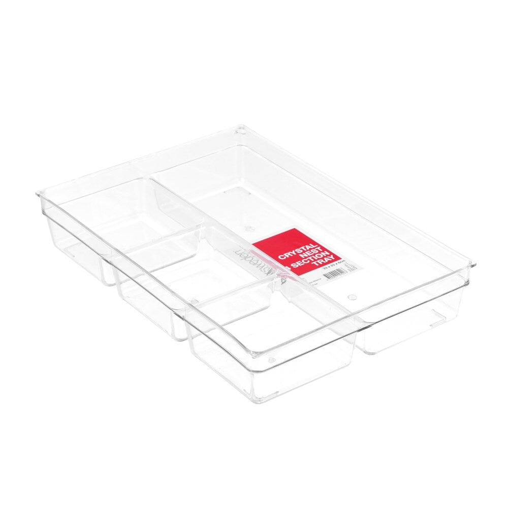 Boxsweden Crystal Nest 4 Section Tray 33X23X6cm
