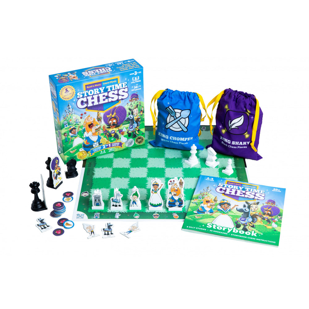 Thinking Cup Games Story Time Chess Storybook And Game Set 3y+