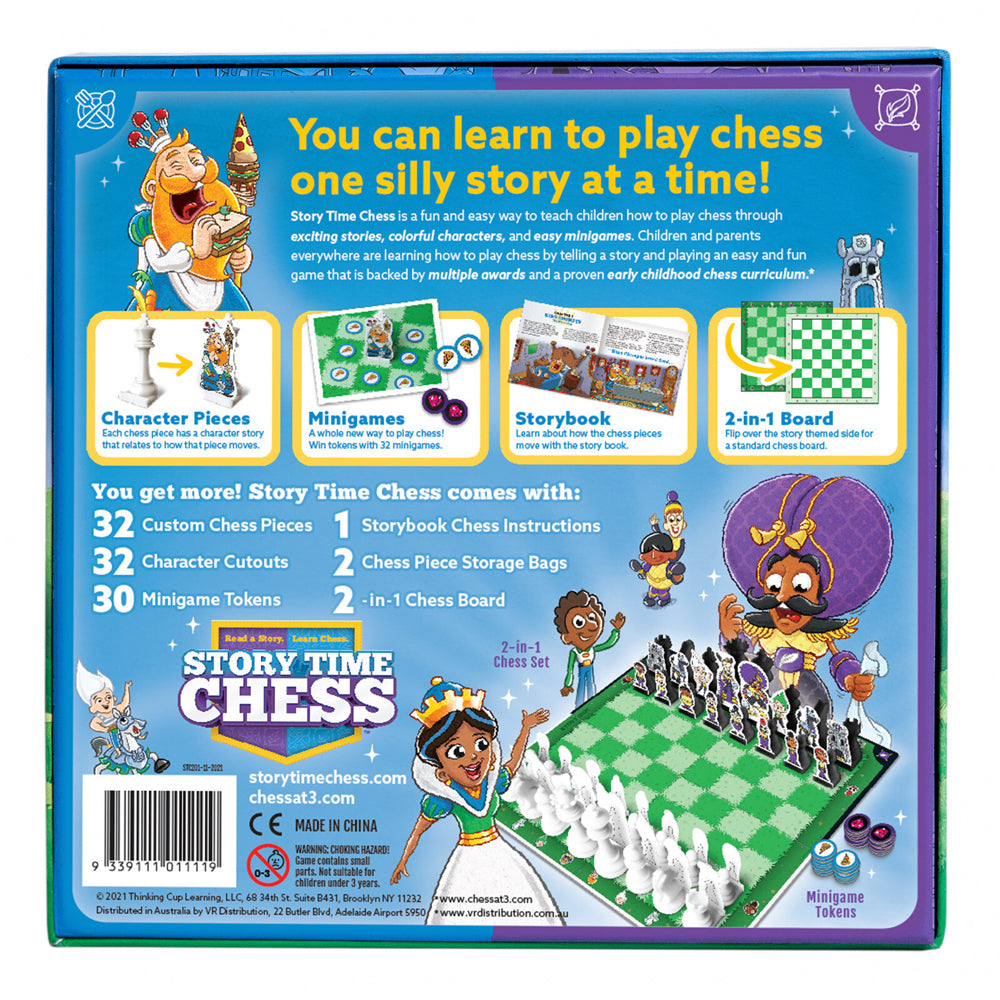 Thinking Cup Games Story Time Chess Storybook And Game Set 3y+