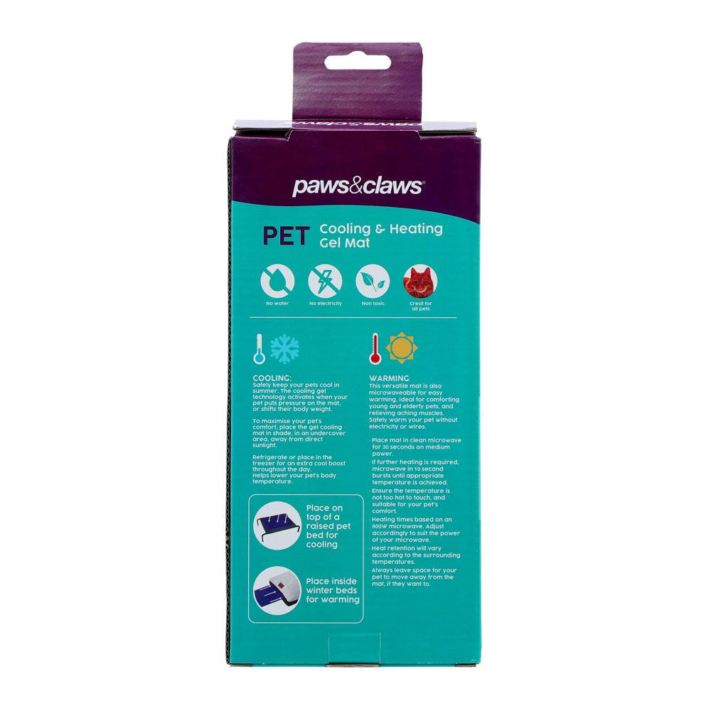 Paws&Claws Pet Cooling + Heating Gel Met Medium 40x50cm