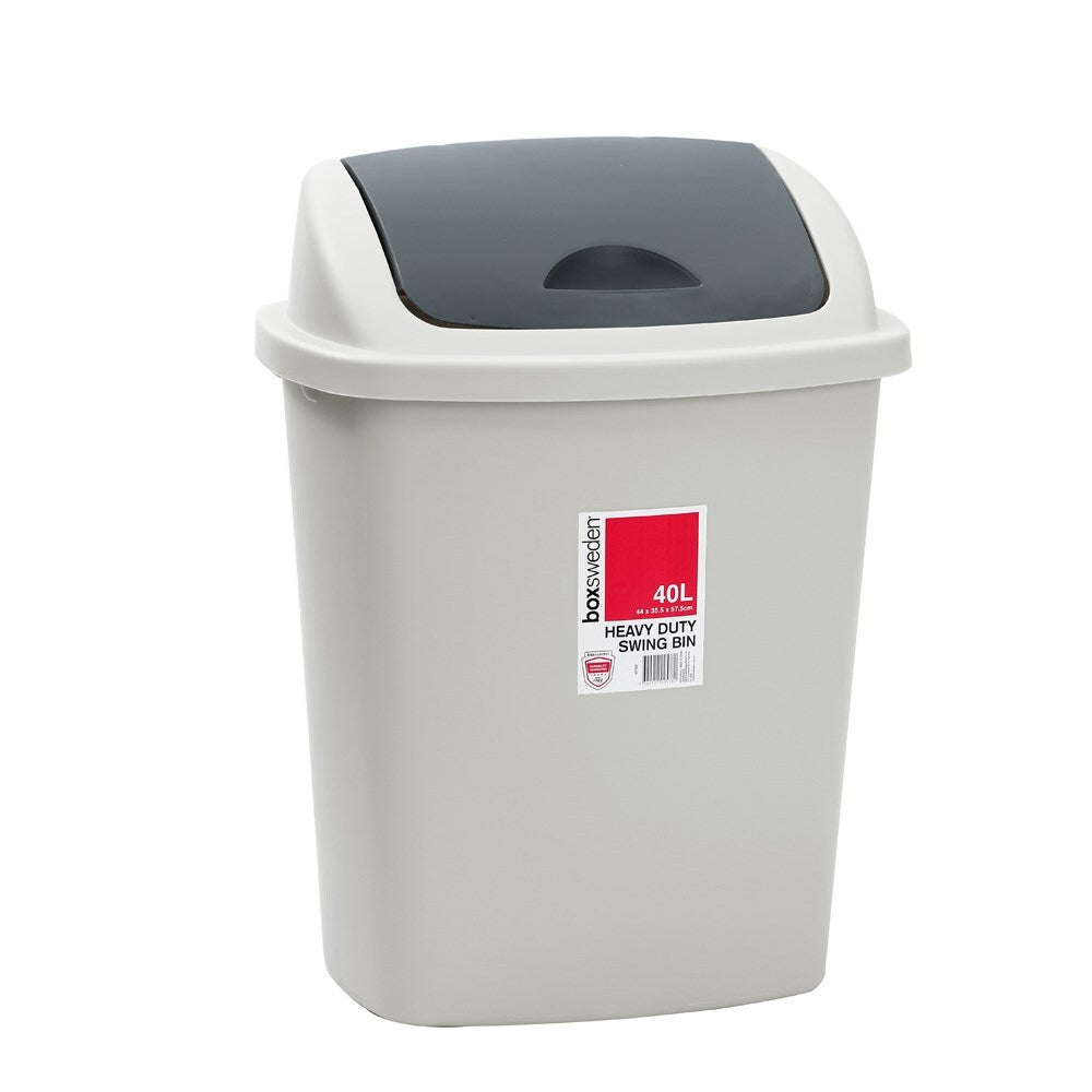 Boxsweden Swing Bin 40L 44x35.5x57.5cm - Assorted