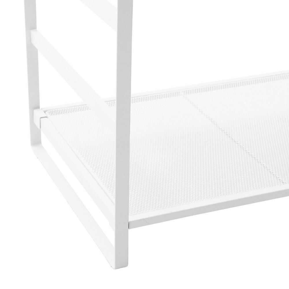 Mesh by Boxsweden 2 Tier Storage Shelf - White