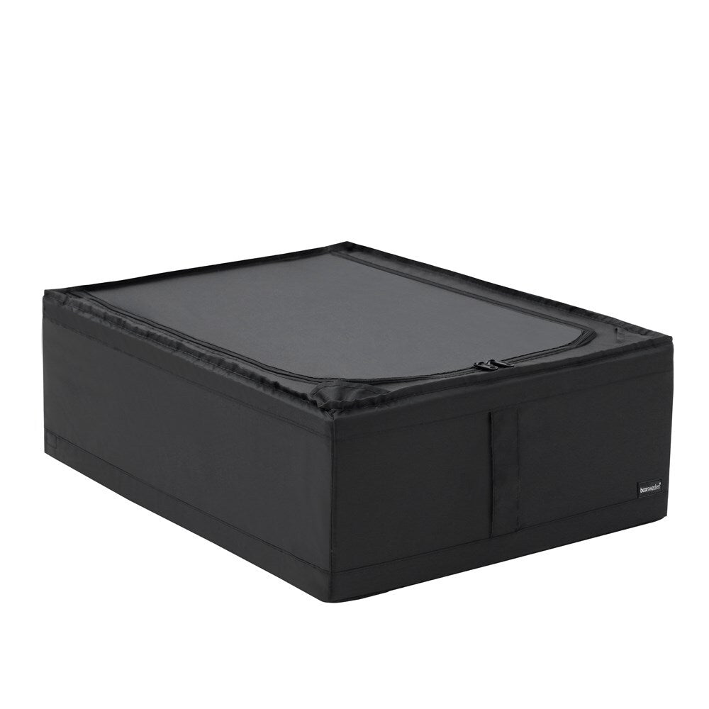 Boxsweden Kloset Storage Chest With Zipper Med 55X44X19cm Black