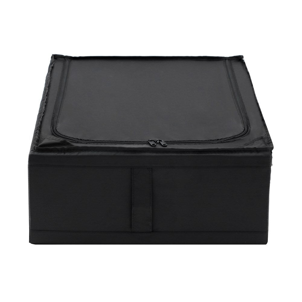Boxsweden Kloset Storage Chest With Zipper Med 55X44X19cm Black