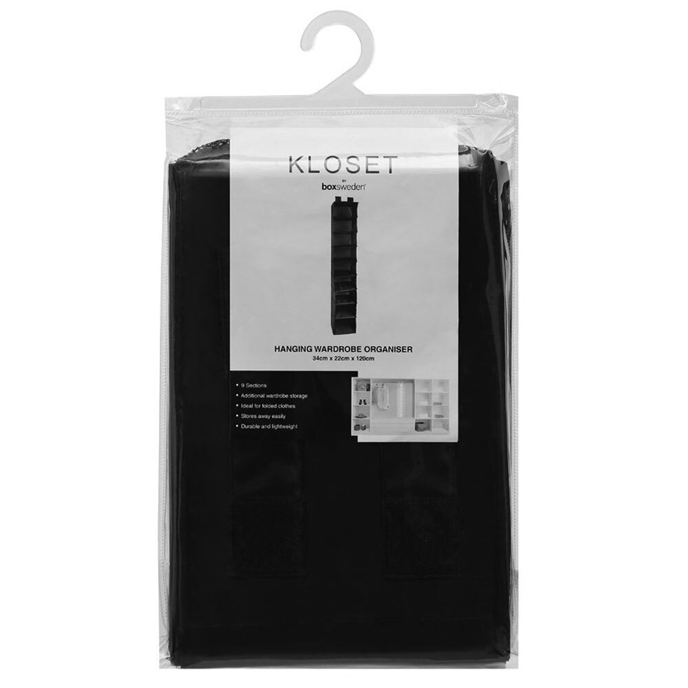 Kloset by Boxsweden 9 Section Hanging Organiser