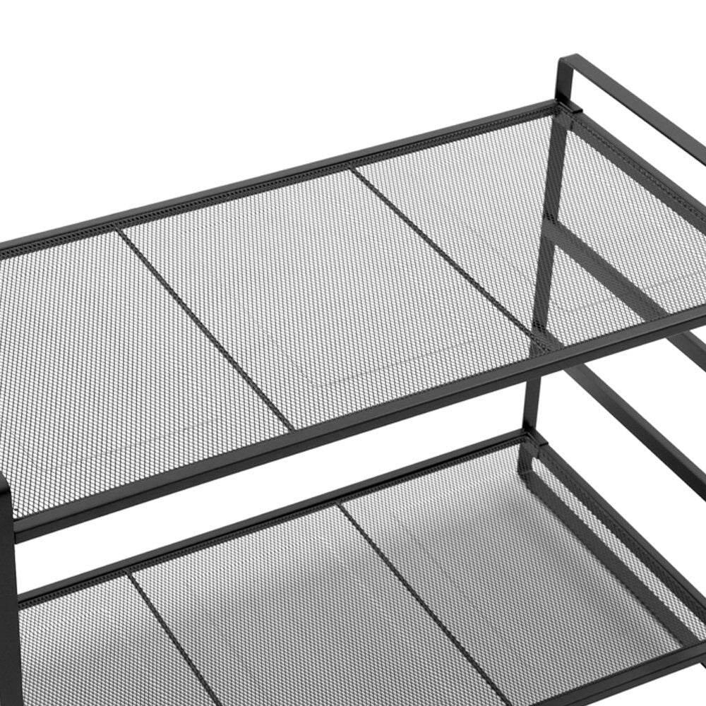 Mesh by Boxsweden 2 Tier Storage Shelf - Black
