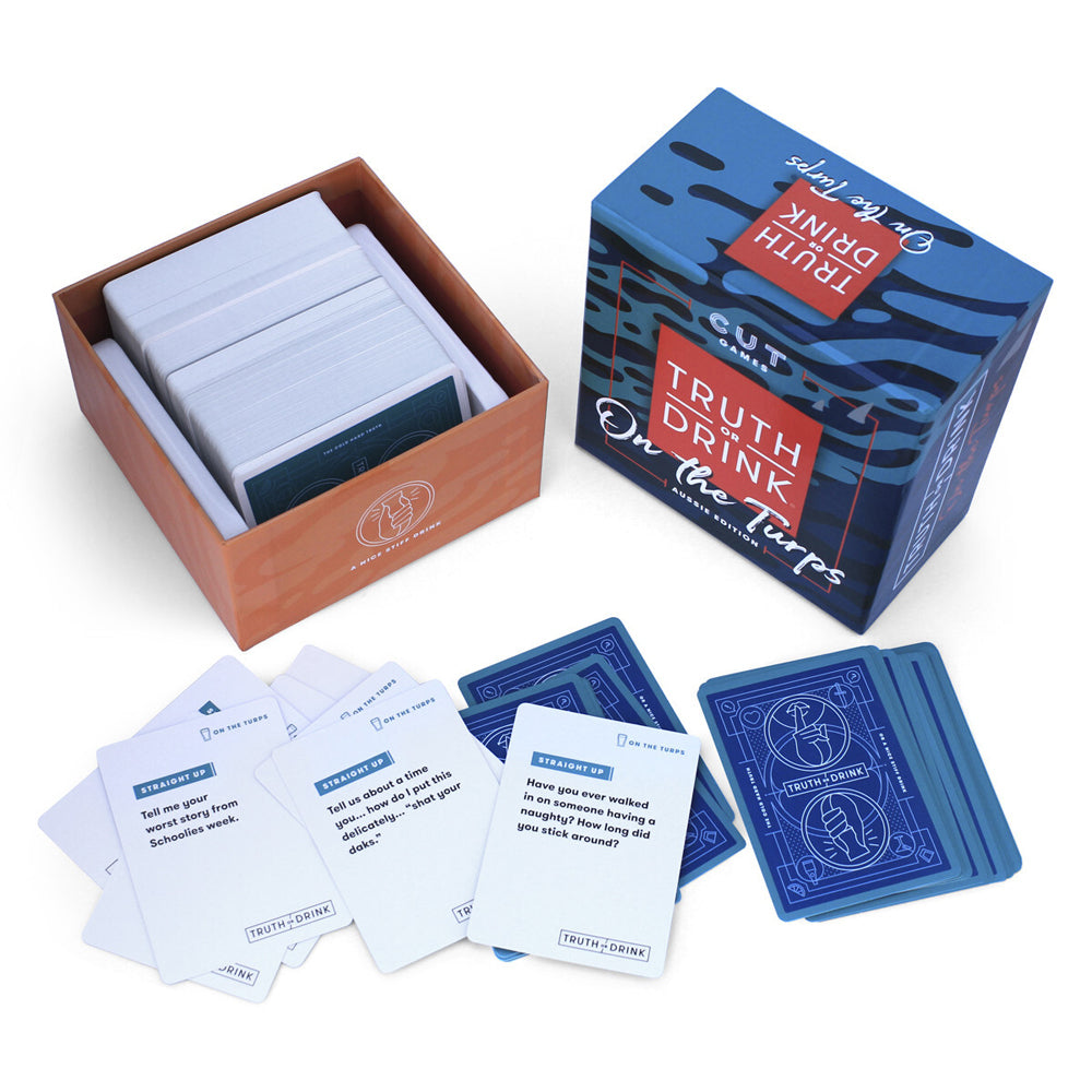 Cut Games Truth or Drink On The Turps Aussie Edition Adult Card Game 18