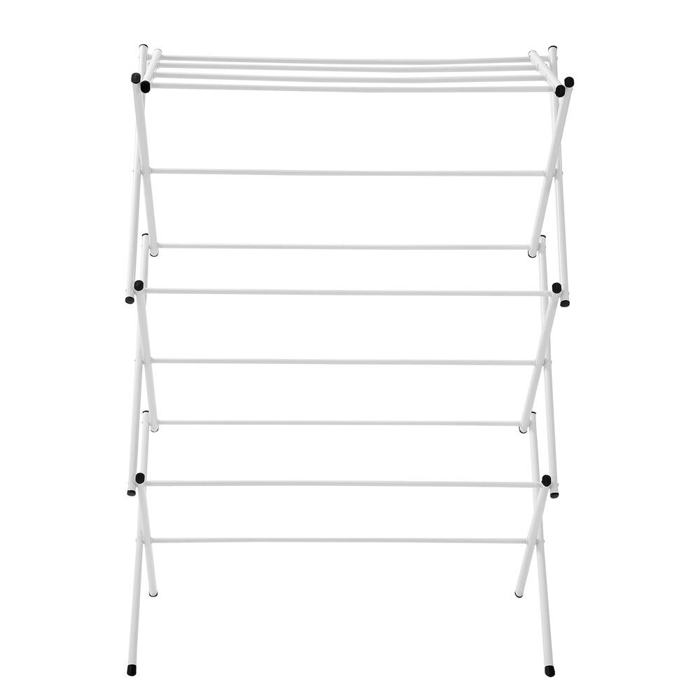 Boxsweden 3 Tier Foldable Clothes Airer - White