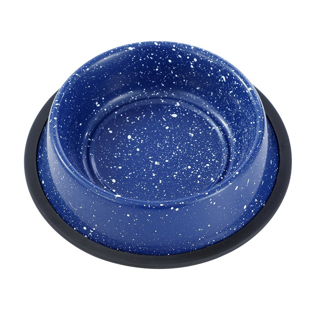 Paws & Claws Savoy 700ml/21cm Non-Slip Stainless Steel Pet Bowl - Blue