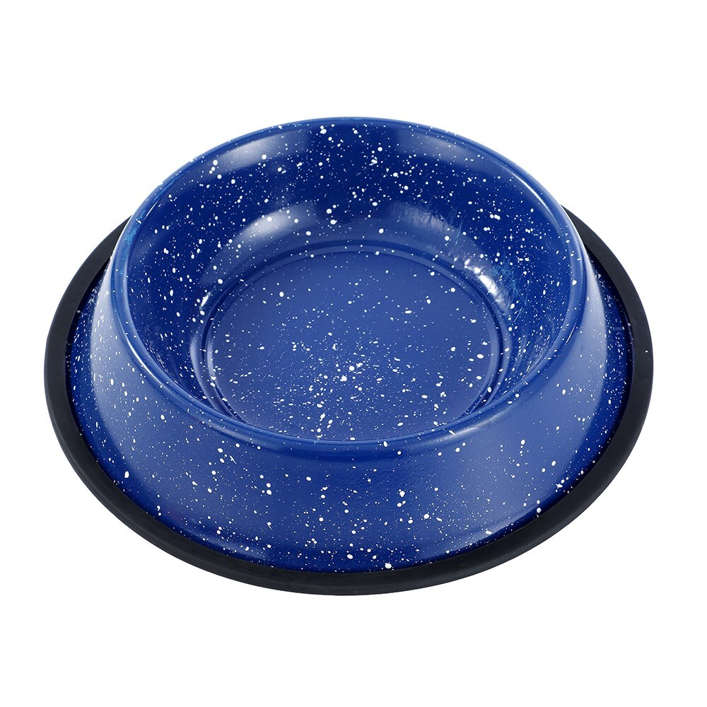 Paws & Claws Savoy 1.5L/29cm Non-Slip Stainless Steel Pet Bowl - Blue