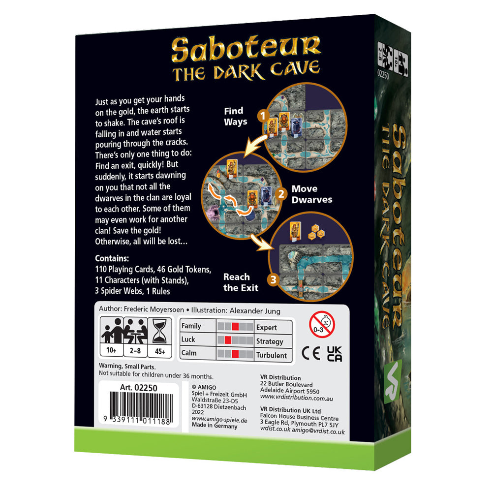 Amigo Saboteur The Dark Cave Card Game Kids/Adults 10y+