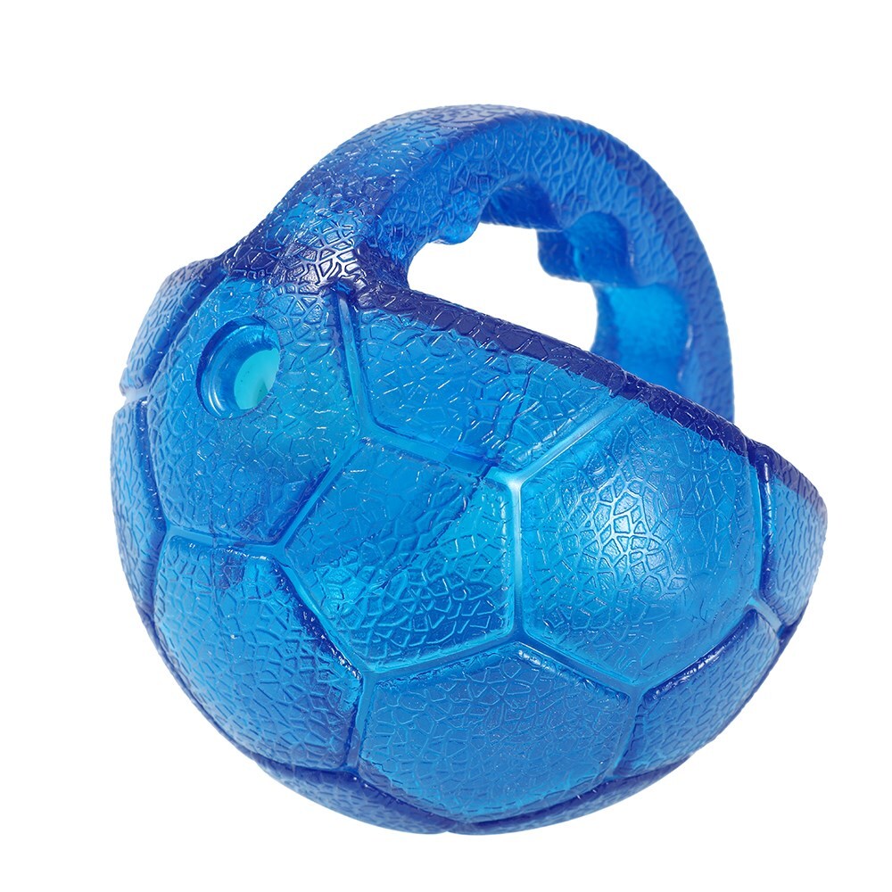 Paws & Claws 10cm TPR Giggle Throw Ball Blue