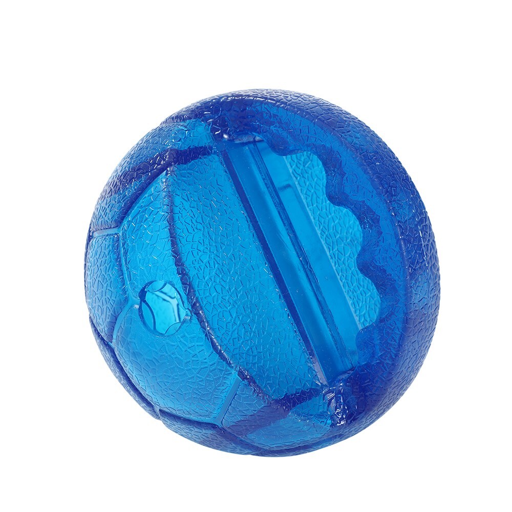 Paws & Claws 10cm TPR Giggle Throw Ball Blue