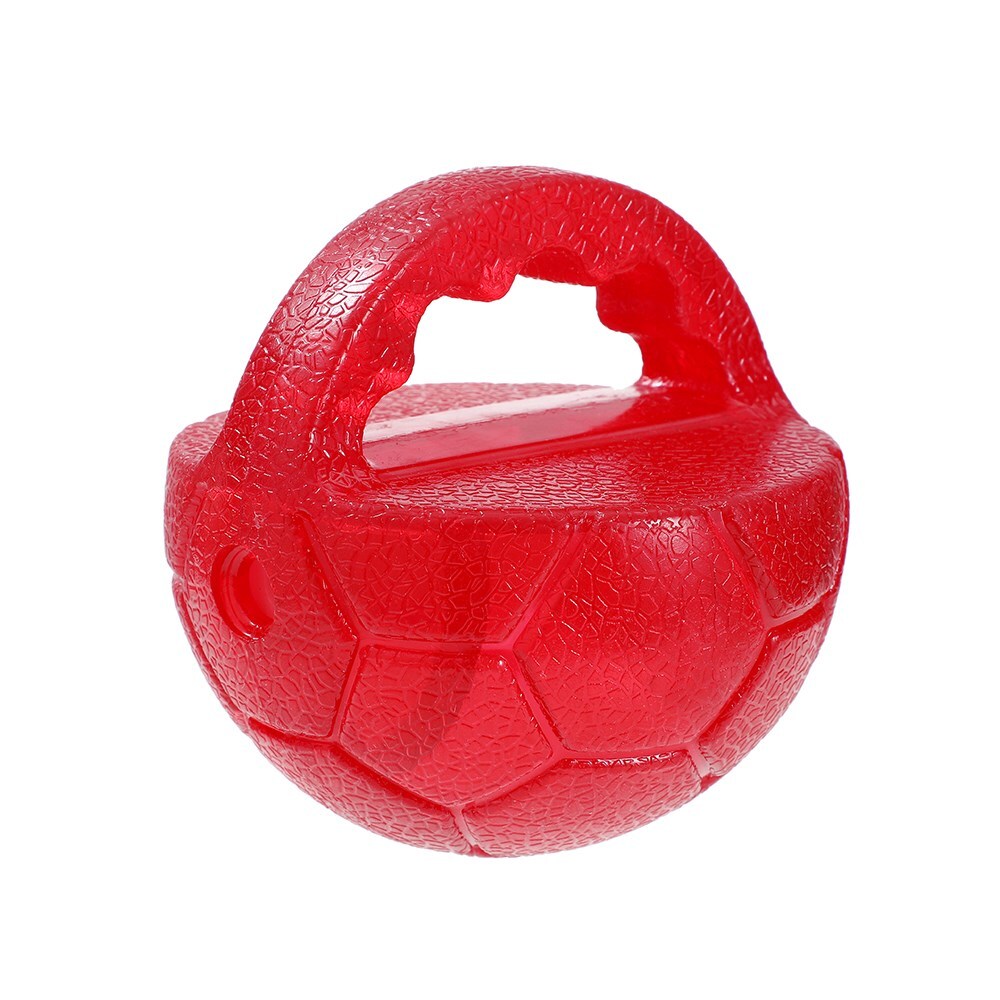 Paws & Claws 10cm TPR Giggle Throw Ball Red