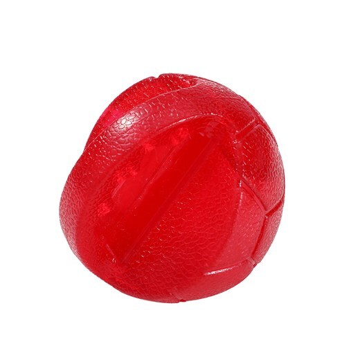 Paws & Claws 10cm TPR Giggle Throw Ball Red