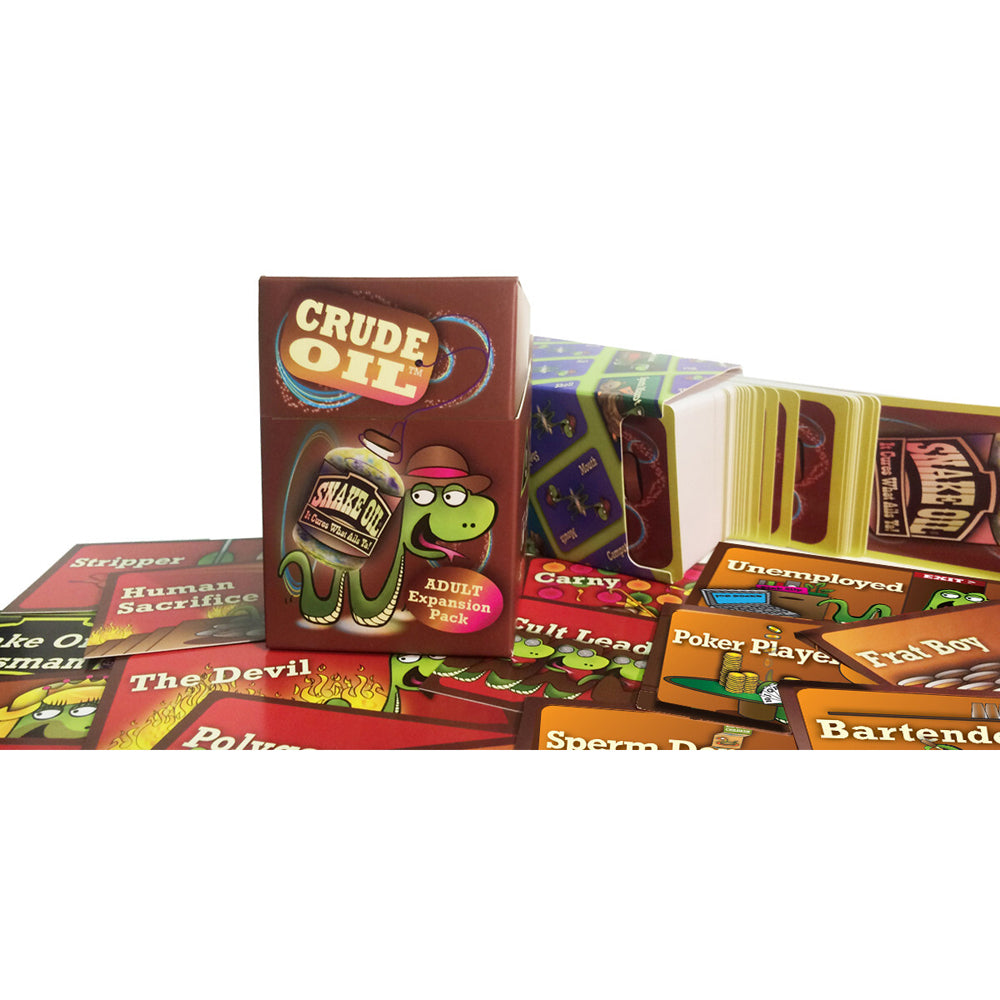 Snake Oil Crude Oil Expansion Adult/Teen Fun Party Card Game 17+