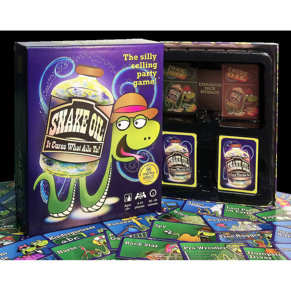 Snake Oil It Cures What Ails Ya Kids/Children Card Game 10+