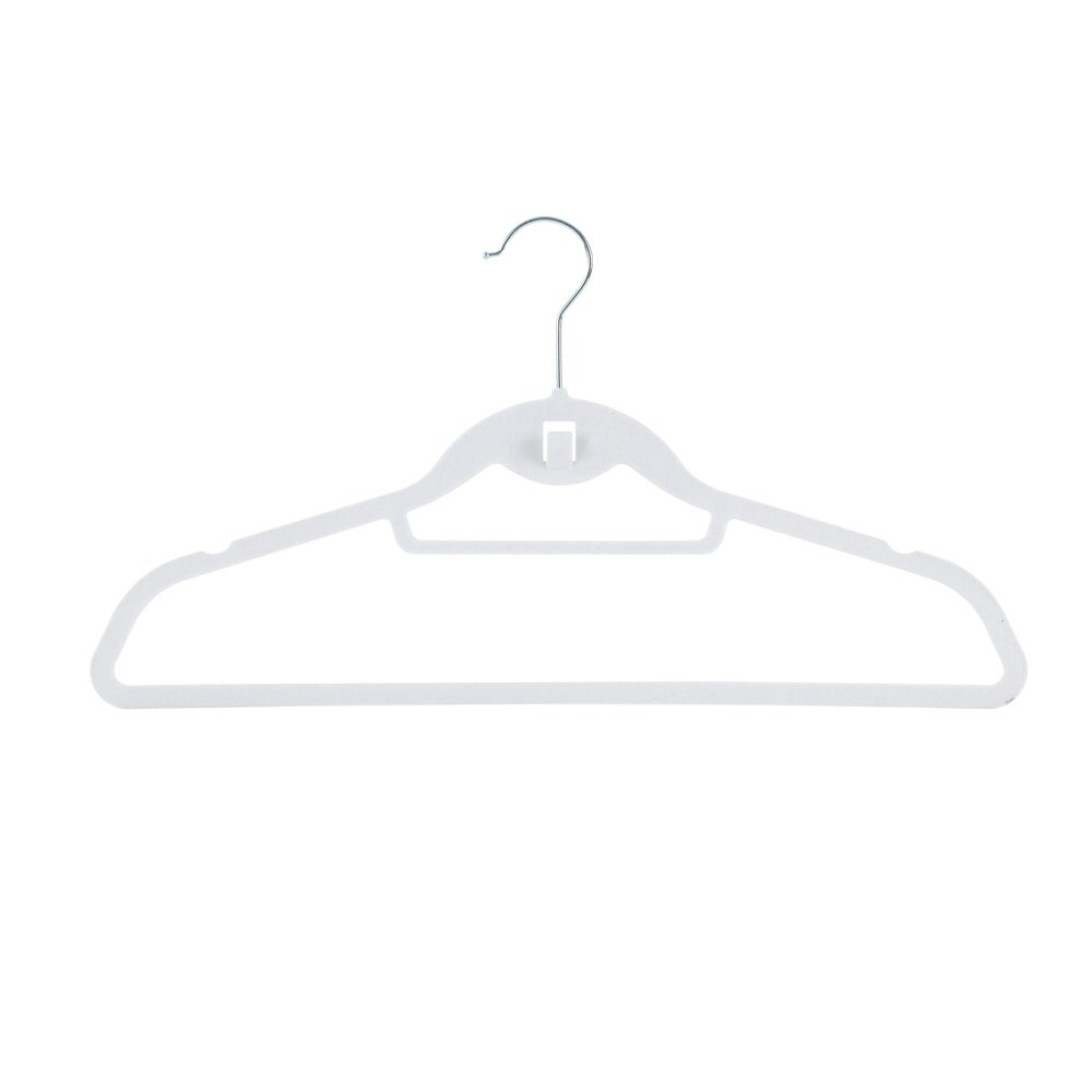 5PK Boxsweden Velvet Hangers 44.5cm White