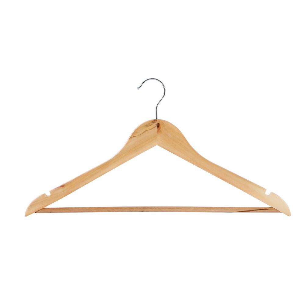 4pc Wooden Hanger 44.5cm