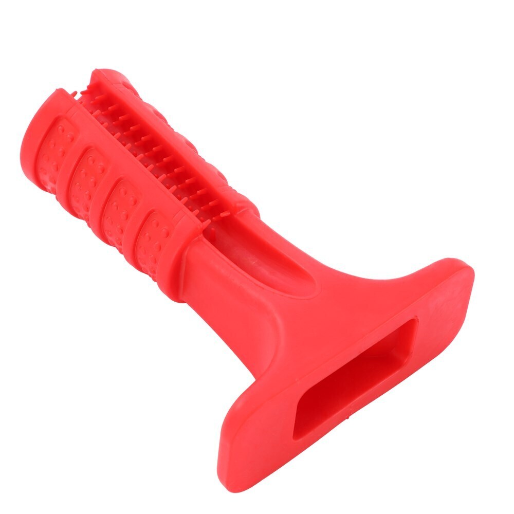 Paws & Claws Flavour-Bone T Bone Beef Flavoured Rubber Toy 17X13X6cm Red