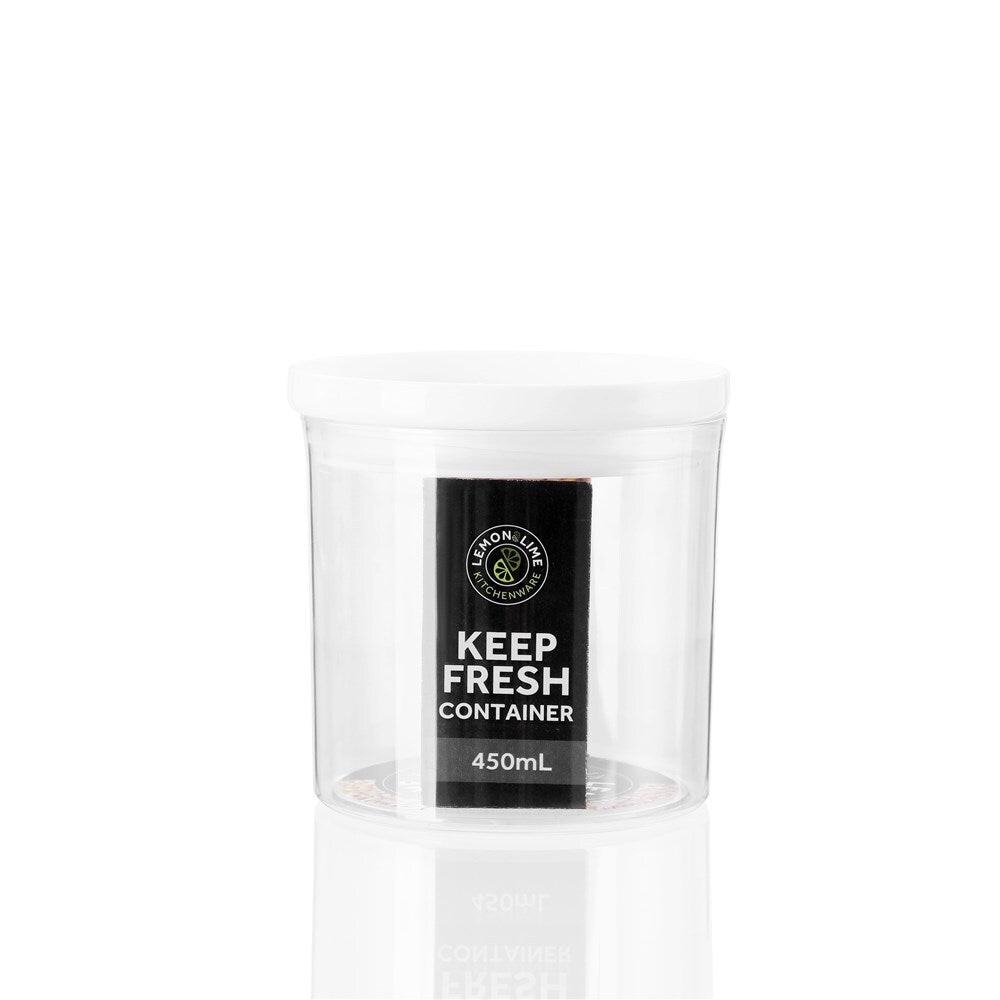 Lemon & Lime Crystal Airtight Canister 450Ml 9.5X9.5X9.5cm