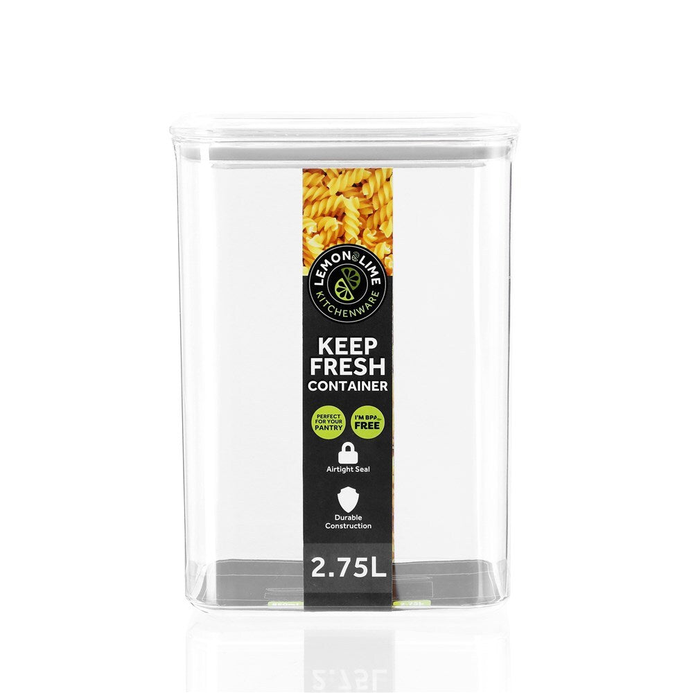 Lemon & Lime Keep Fresh Storer Rect 2.75L