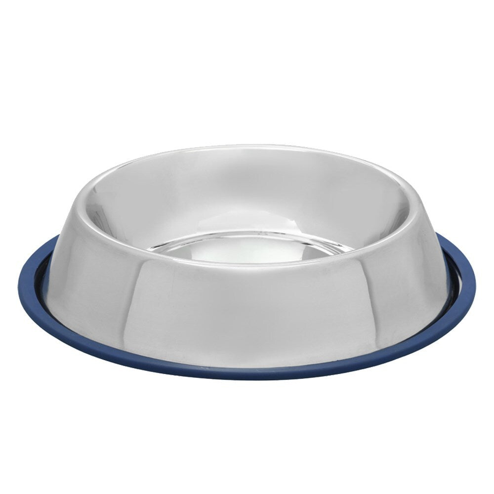 Paws & Claws Anti-Skid 2L Stainless Steel Pet Bowl - Blue