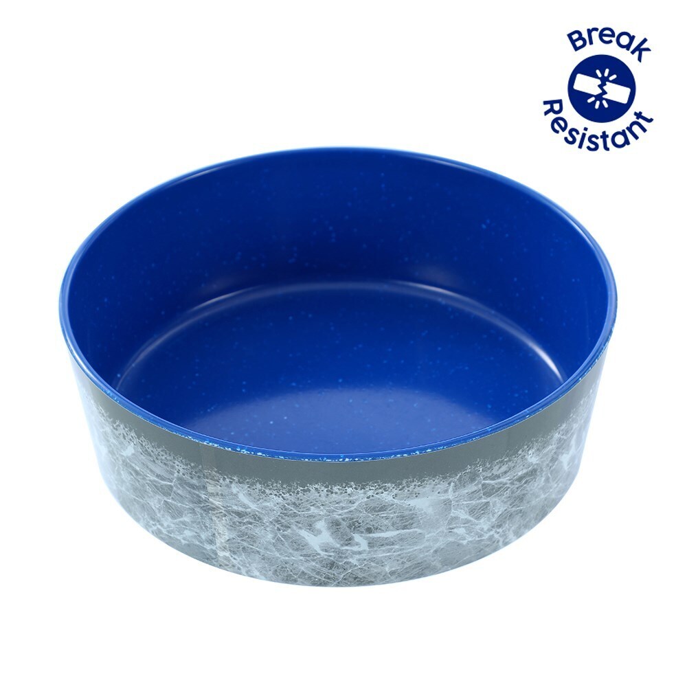 Paws & Claws Tuff Stuff Pet Bowl Blue Lge 1.5L 20.5X6.5cm