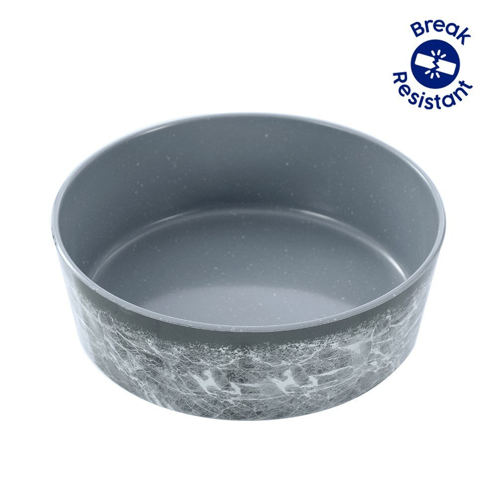 Paws & Claws 20.5cm/1.5L Tuff Stuff Pet Bowl Large - Grey