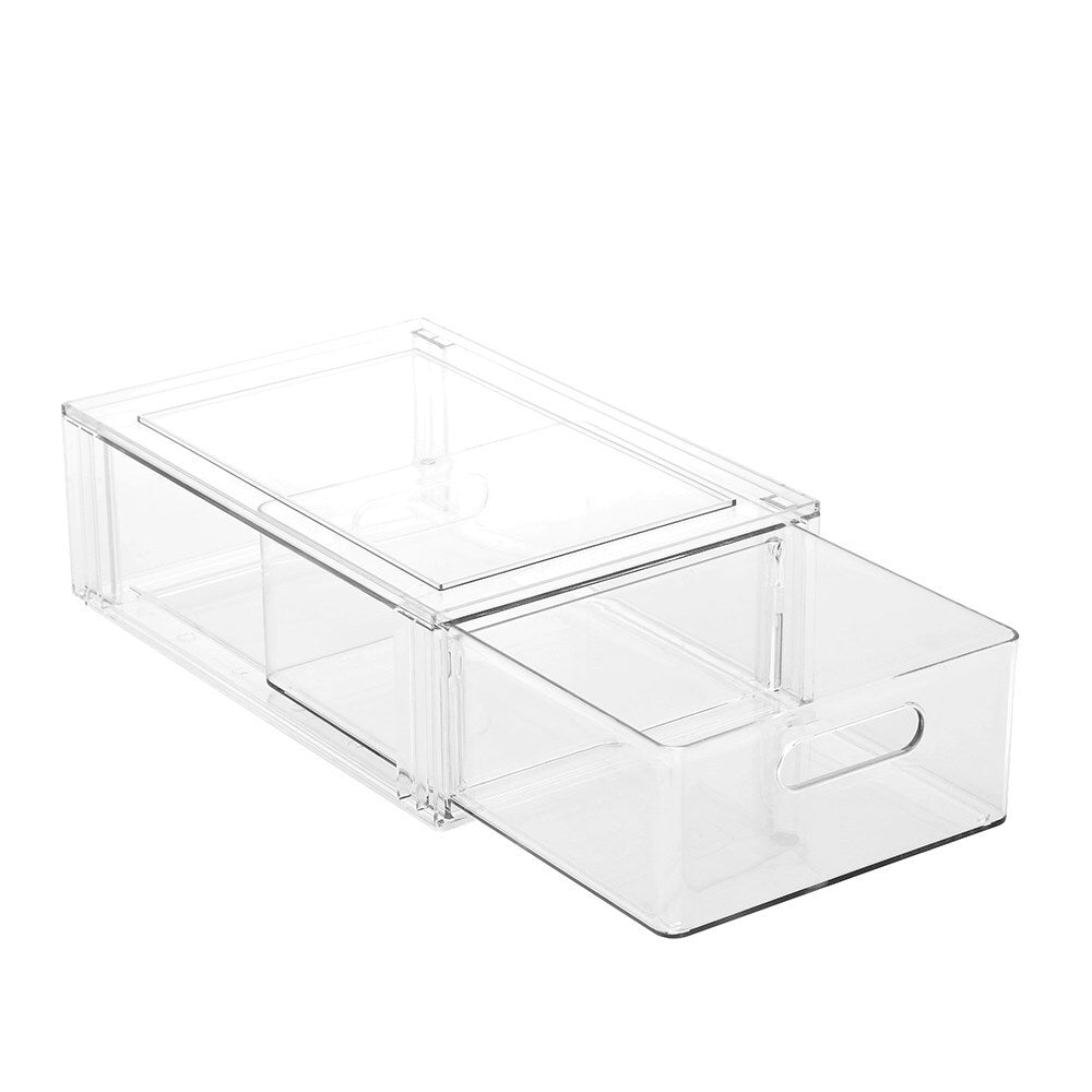 Crystal Storage Drawer With Divider 31.5X21X10.5Cm