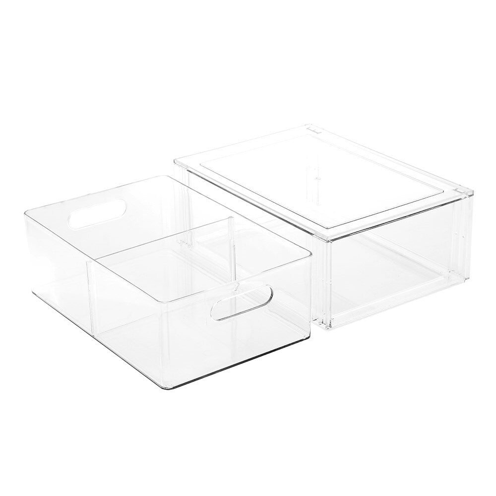 Crystal Storage Drawer With Divider 35X25X13.5Cm